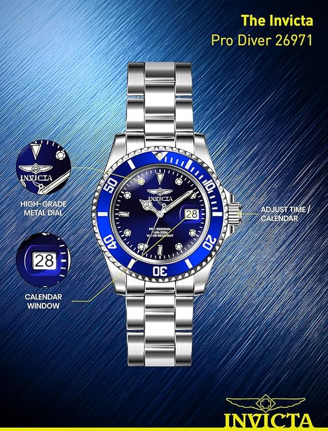 Thumbnail 5 de Invicta Pro Diver Reloj de acero 40 mm ⌚