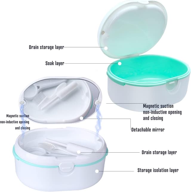 Thumbnail 2 de Prothesendose Zahnprothesen Box 11,8×8,7×5,4cm