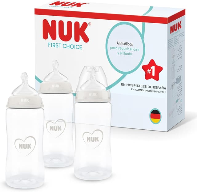 Detalle de NUK First Choice Biberón 300 ml 3+ meses