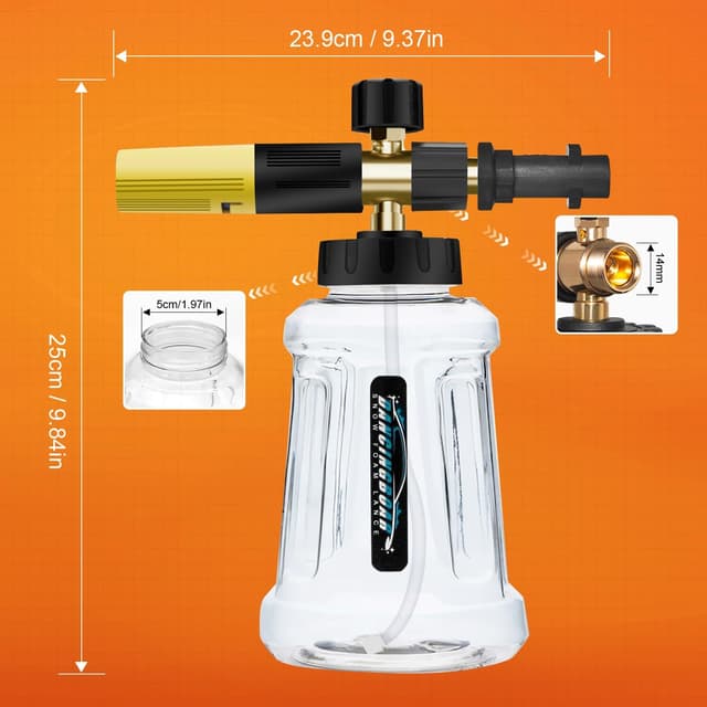 Thumbnail 6 de DANCINGBOAR Snow Foam Lance 1L for Karcher K Series