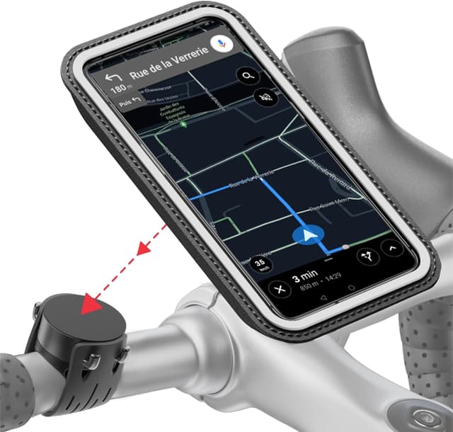 Detalle de SHAPEHEART support téléphone guidon 8 kg