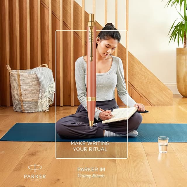 Thumbnail 1 de Parker IM Writing Rituals naranja degradado, punta media 🖊