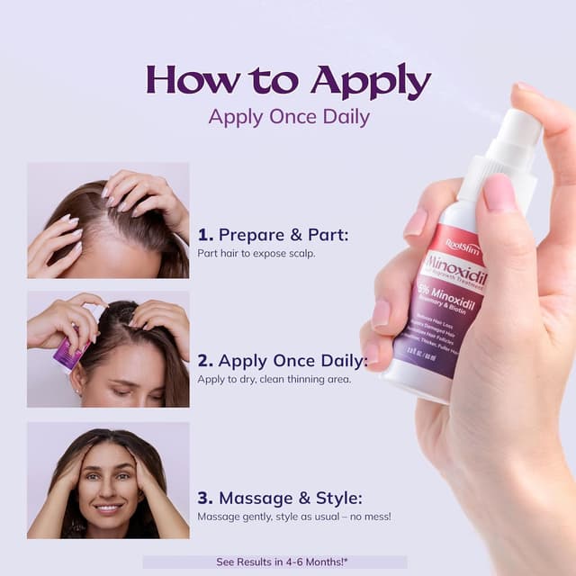 Thumbnail 6 de Minoxidil 5% spray for women 2 fl oz