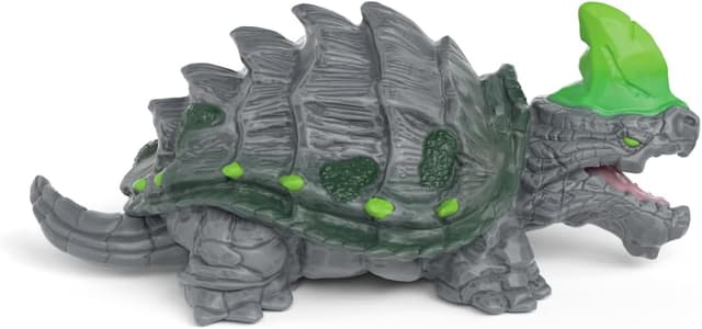 Detalle 2 de schleich ELDRADOR Creatures Steinschildkröte 70839 – detailgetreue Sammel- & Spielfigur für Kinder ab 7 Jahren