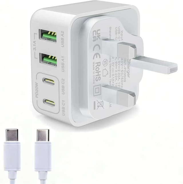 Detalle de USB C Multi Charger 4‑Port for Phones