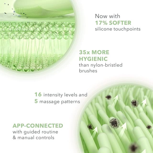 Detalle de FOREO LUNA 4 Cepillo limpieza facial para piel mixta