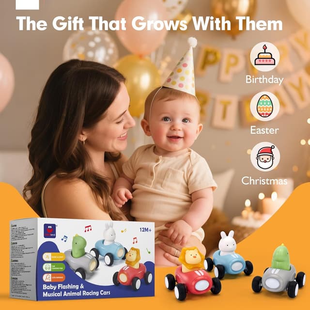 Thumbnail 6 de hahaland Baby Car Toys 3-Pack