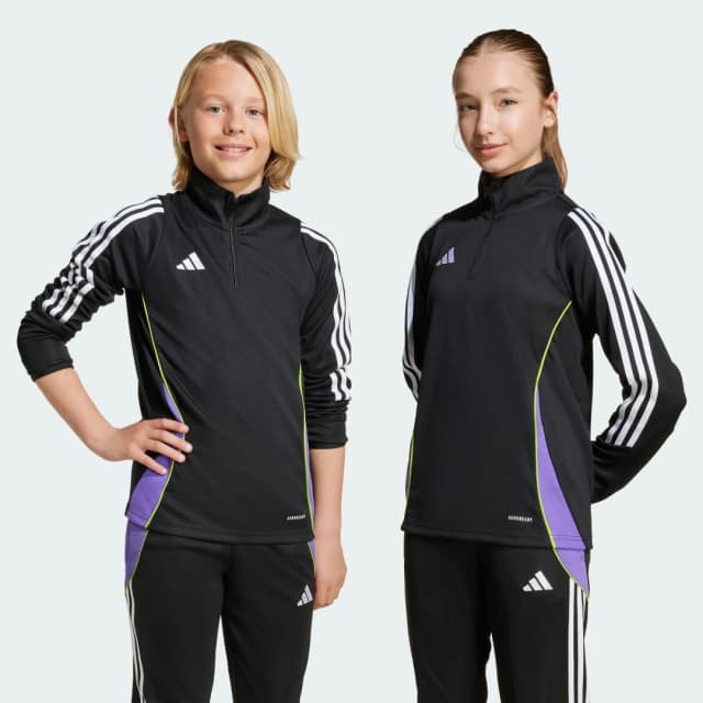 Detalle de Adidas Tiro 24 Sudadera entrenamiento Negro adolescentes