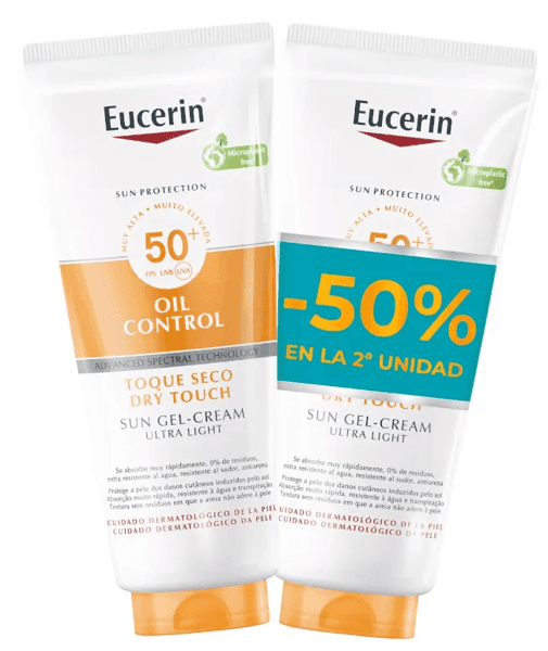 Imagen de Eucerin Oil Control Dry Touch Gel-Crema SPF50+ 400 ml en OfertitasTOP