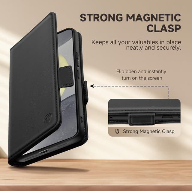 Detalle de CASBST Samsung S24 wallet case