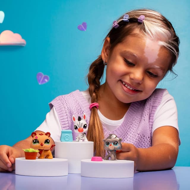 Thumbnail 5 de Littlest Pet Shop Pack 3 Zoo Pets BF00597 con Accesorios 🐾