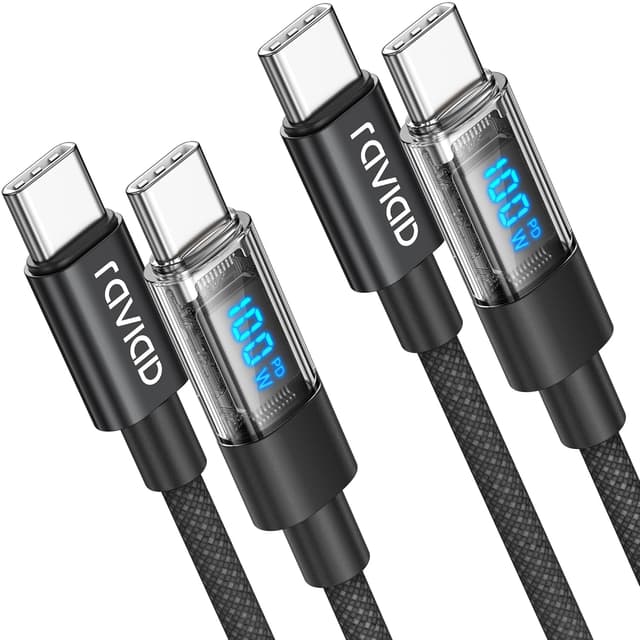Imagen de RAVIAD Cavo USB‑C 100W 1 m, confezione 2 pezzi 🔌 en OfertitasTOP