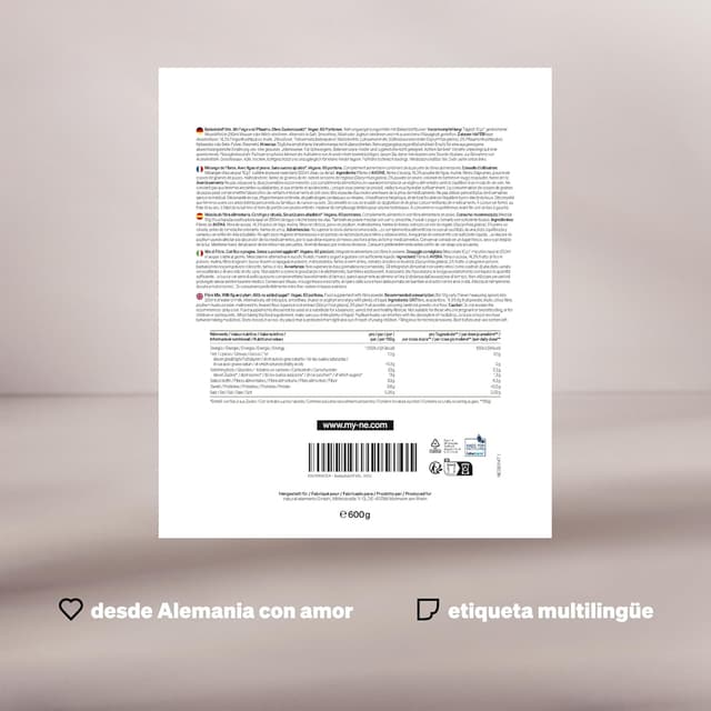 Thumbnail 4 de Mezcla de fibra alimentaria 600g 🌱 - 9 fuentes naturales