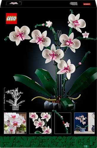 Thumbnail 11 de LEGO 10311 Orquídeas blancas y rosas, jarrón azul 🧩