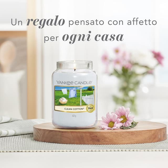 Thumbnail 6 de Yankee Candle Candela profumata Clean Cotton 150 ore