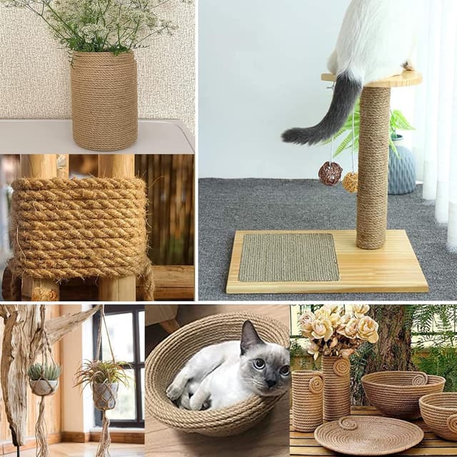 Thumbnail 5 de Corda sisal 6mm 50m per tiragraffi 🐾