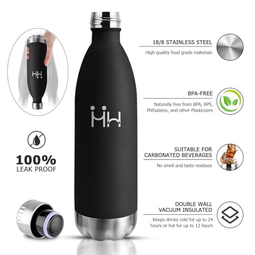 Detalle 2 de Cantimplora Termica 1L acero inoxidable reutilizable 🥤