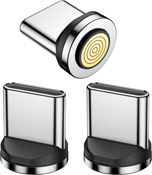 Detalle de MoKo 9Pin USB Type-C Magnetic Tips 240W (3 Pack) – magnetic charging tips