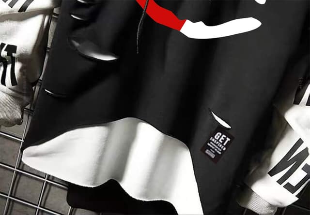 Thumbnail 3 de Hello MrLin Techwear Hoodie Patchwork