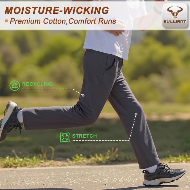 Detalle de BULLIANT pantaloni jogging uomo 86% cotone