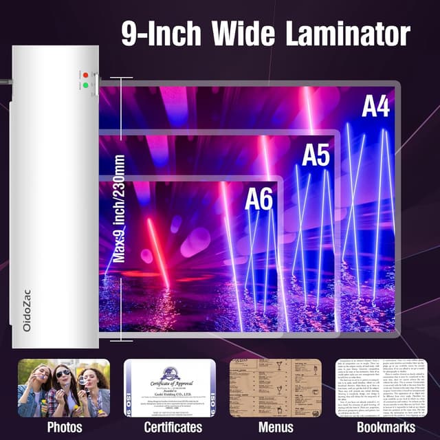 Thumbnail 5 de A4 Laminator 4 in 1 Compact & Portable