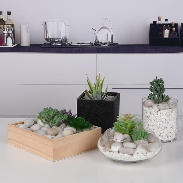 Thumbnail 4 de Hisredsun 2.1 lb White Decorative Stones