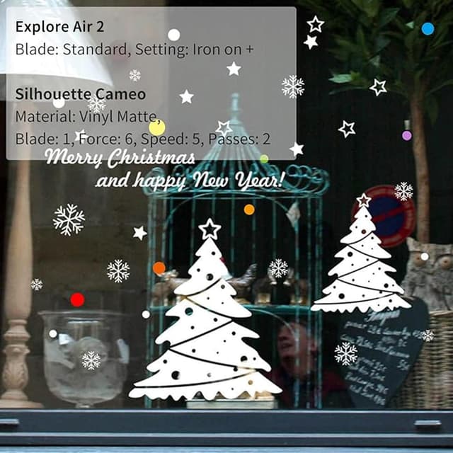 Detalle de Vinylfolie Plotter 40er-Set: 30,5 x 30,5 cm permanente Klebefolien (glänzend, matt & metallisch) für Silhouette Cameo & Cutter