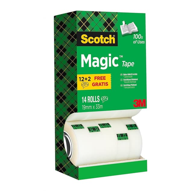 Detalle de Scotch Magic Klebeband 19 mm, 14 Rollen