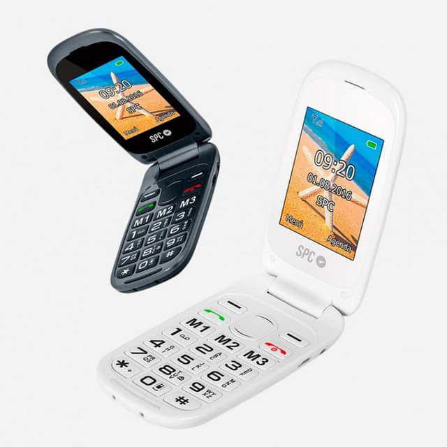 Detalle de spc Harmony Dual Sim Negro teléfono para mayores