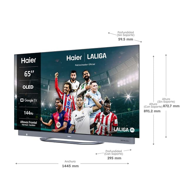 Thumbnail 2 de Haier H55C95EUX TV OLED 139 cm 144 Hz UHD 4K