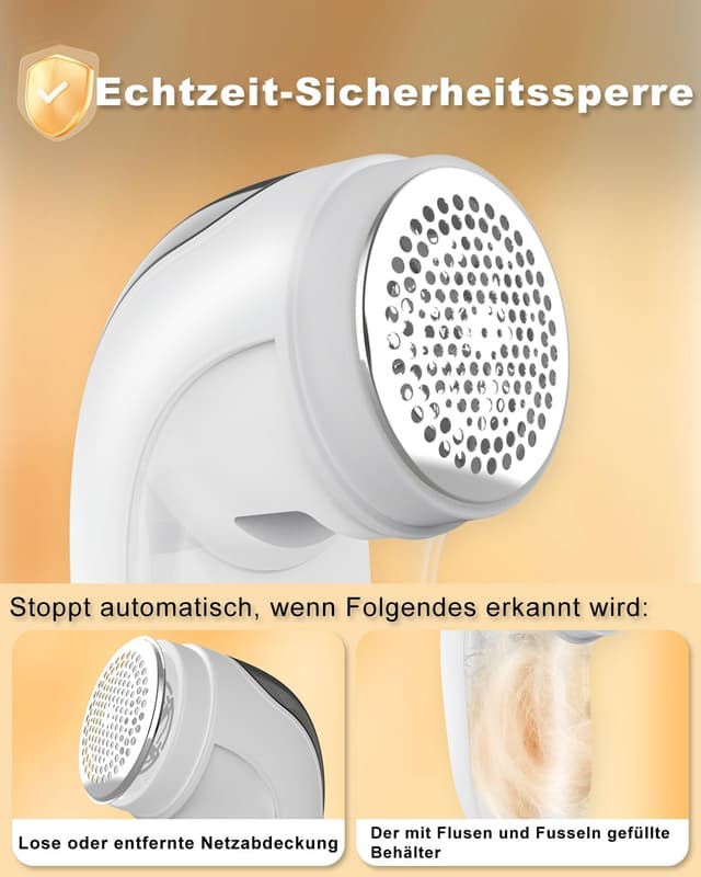 Thumbnail 4 de Homtronics Fusselrasierer Elektrisch 6Klingen