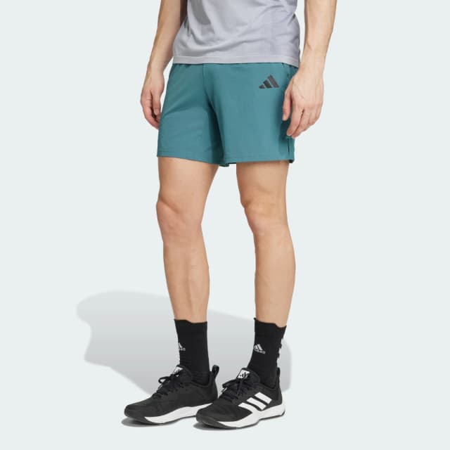Imagen de Adidas Pantalón corto Gym+ verde en OfertitasTOP