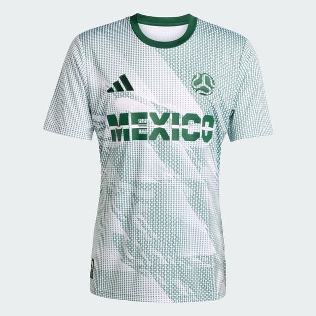 Detalle 2 de Camiseta México Adidas en color blanco