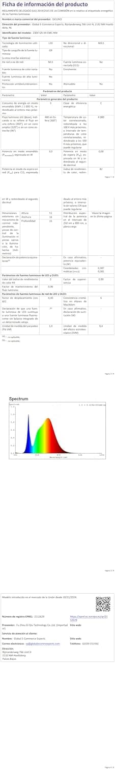 Thumbnail 9 de DiCUNO Bombilla LED G9 3W 💡 Ahorrador Blanco Neutro (6 Uds)