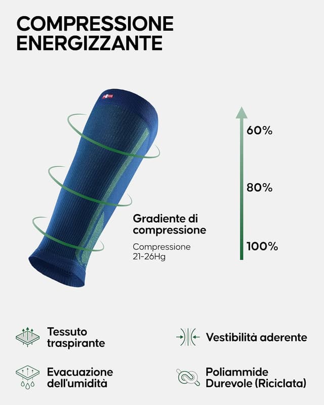 Thumbnail 1 de DANISH ENDURANCE Calf Compression Sleeve 21-26 mmHG