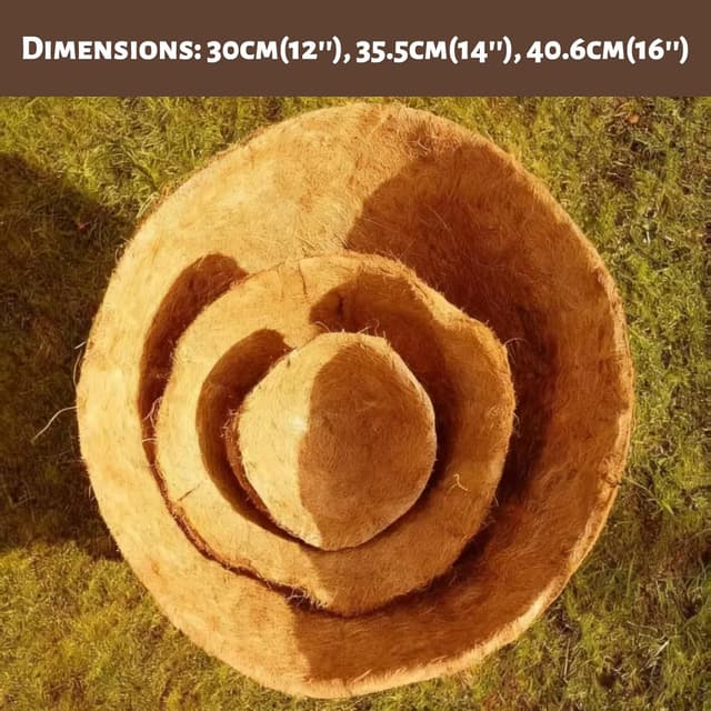 Thumbnail 5 de ApexTide Coco Liner Hanging Basket 35×17.5cm