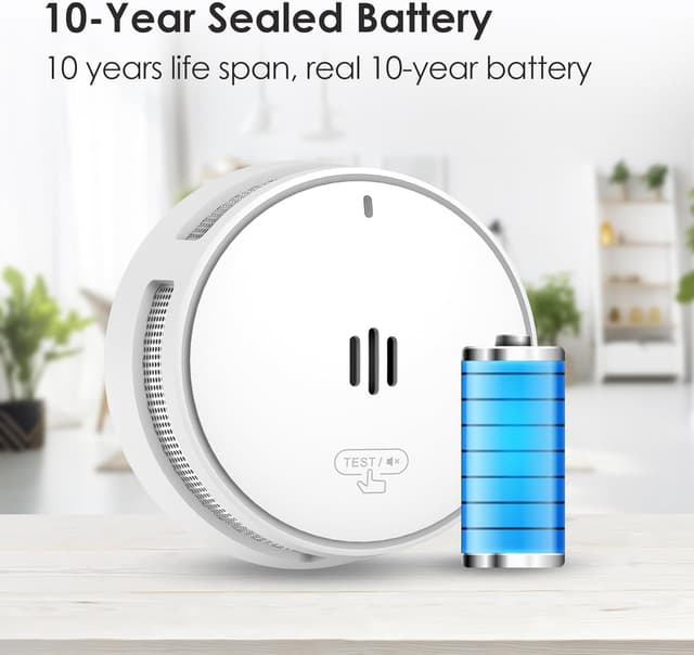 Thumbnail 4 de Wisualarm Smoke Alarm 10 Years Battery EN14604 UKCA