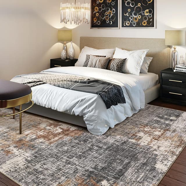 Detalle de DMOYEST 8x10 area rug for soft comfort