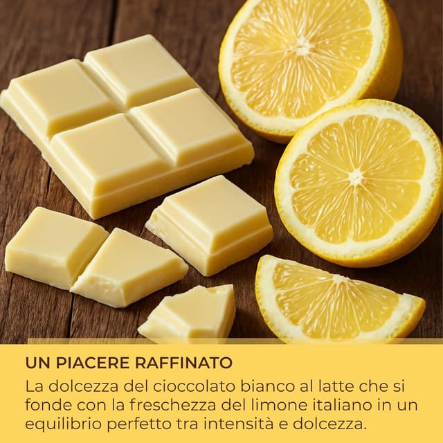 Detalle de Perle di Sole Liquorini ripieni al Limoncello in cassettina maiolicata 400 g
