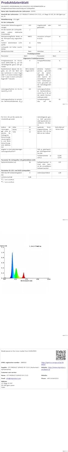 Thumbnail 6 de GPJYD Acryl Auto LED Innenbeleuchtung RGB 110 cm