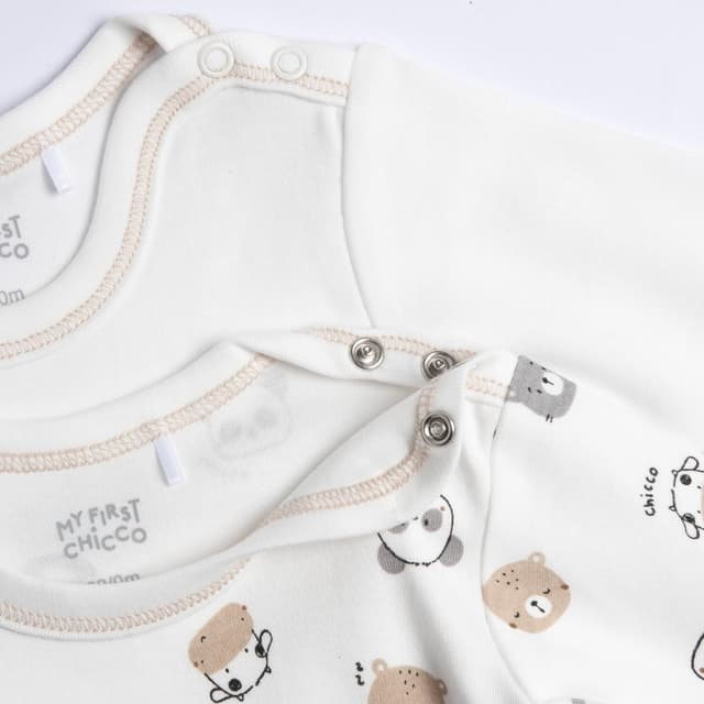 Thumbnail 2 de Chicco Body manica lunga in cotone set 2 pezzi