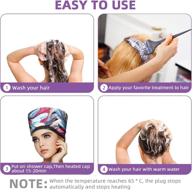 Thumbnail 2 de Totofac Hair Steamer Cap 10-Mode