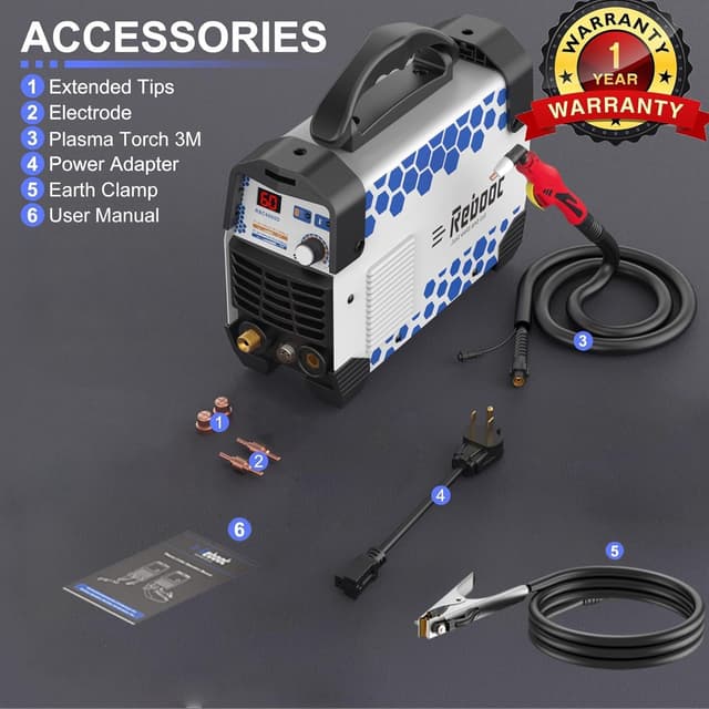 Detalle 2 de RBC6000D Reboot 60A Plasma Cutter 240V