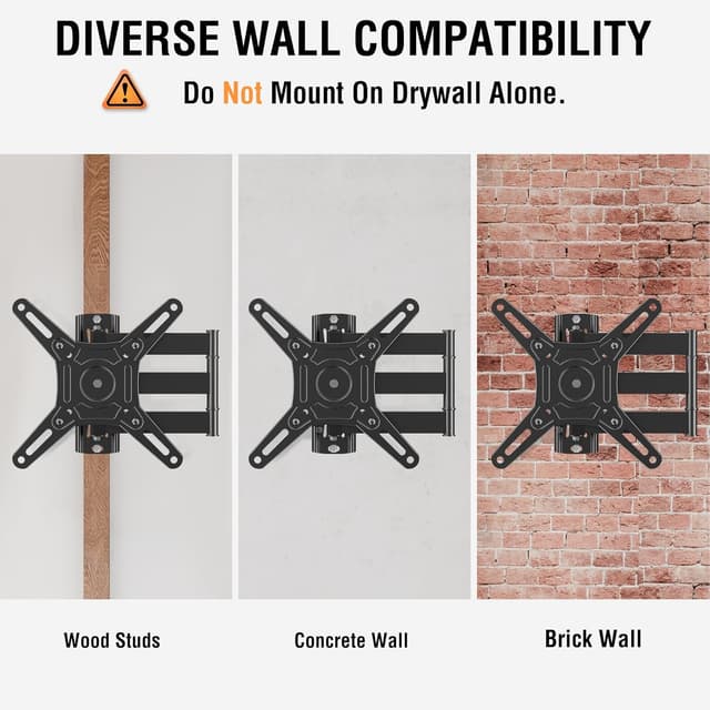 Thumbnail 6 de ELIVED Full Motion TV Mount 14-42 in