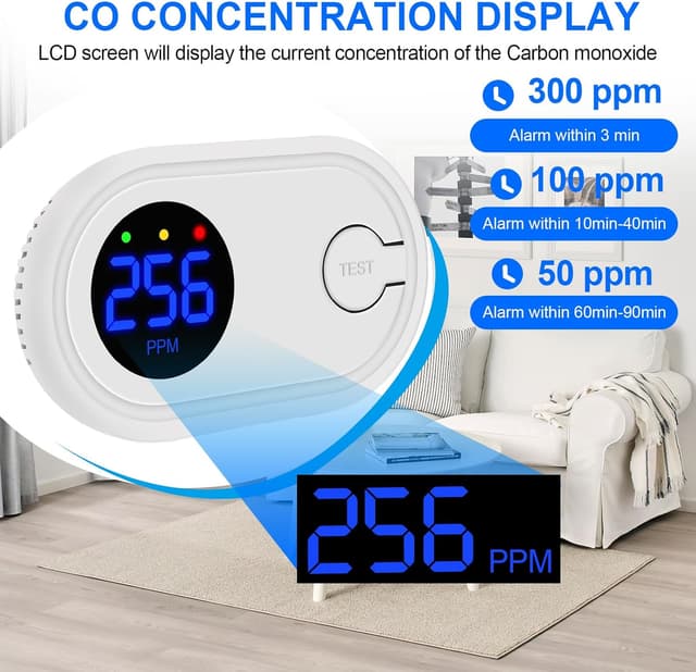 Detalle 2 de Carbon Monoxide Detector 123×70×25 mm