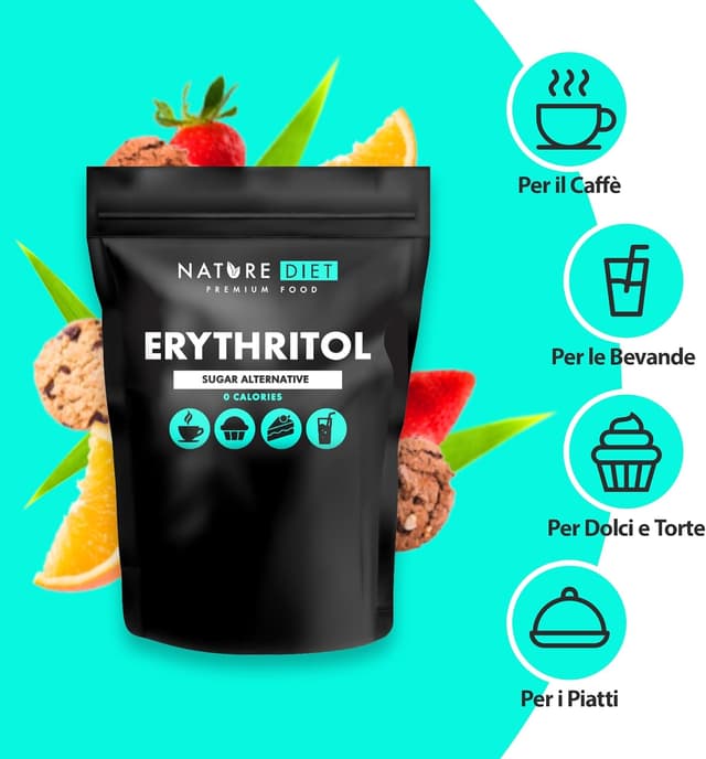 Thumbnail 4 de Nature Diet Eritritolo 2000 g 🍬