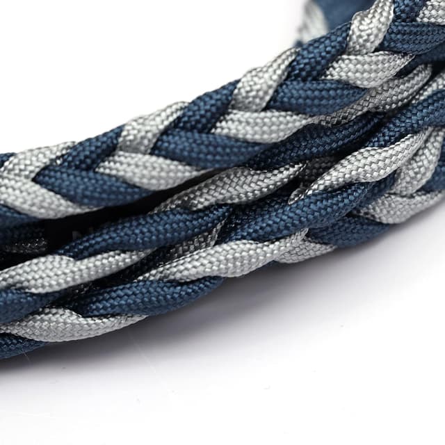 Detalle de Linsoul Tripowin GranVia cavo di ricambio audio OFC 2 m con doppia spina 3.5 mm e 4.4 mm (blu)