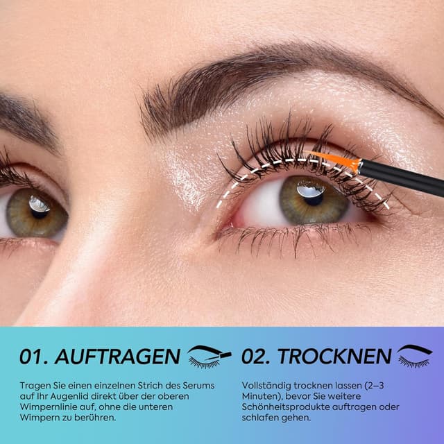 Detalle 1 de Hormonfreies Wimpernserum für längere Wimpern 5 ml