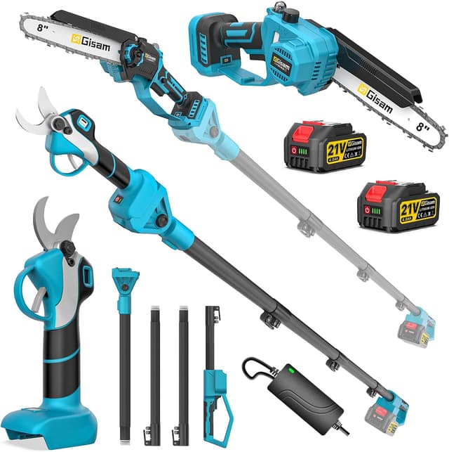 Imagen de Mini-Kettensäge 8" 4‑in‑1 Set mit 2×4,0 Ah Akkus 🌲 en OfertitasTOP