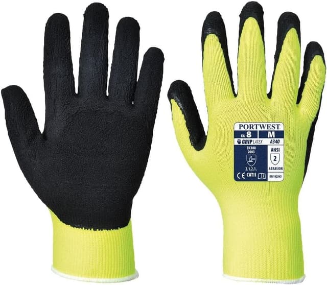 Thumbnail 6 de Portwest Gant Grip HiVis A340ORBM Orange/Noir – taille M